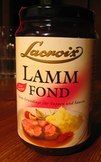 Lamm-Lachse mit Bohnen